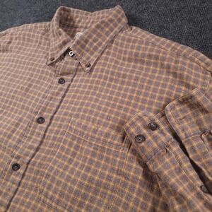 LL Bean Shirt Mens‎ Large Tall Plaid Flannel Button Down Traditional Fit Casual